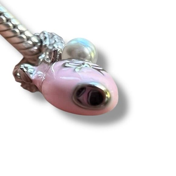 Pointe Shoe Balletcore S925 Sterling Silver Pandora Moments Compatible Charm - Picture 10 of 11